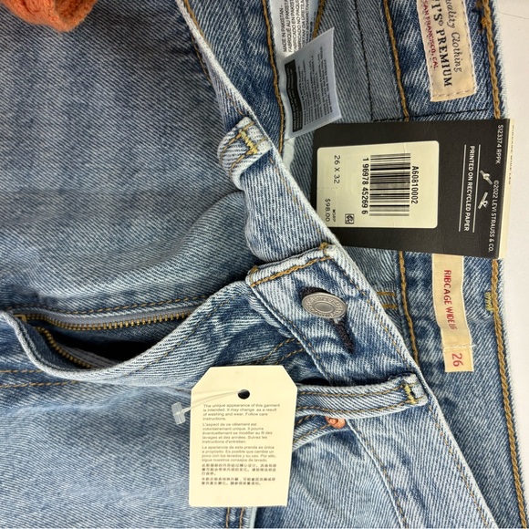 Levi's Light Blue Straight Jeans - Picture 4 of 5